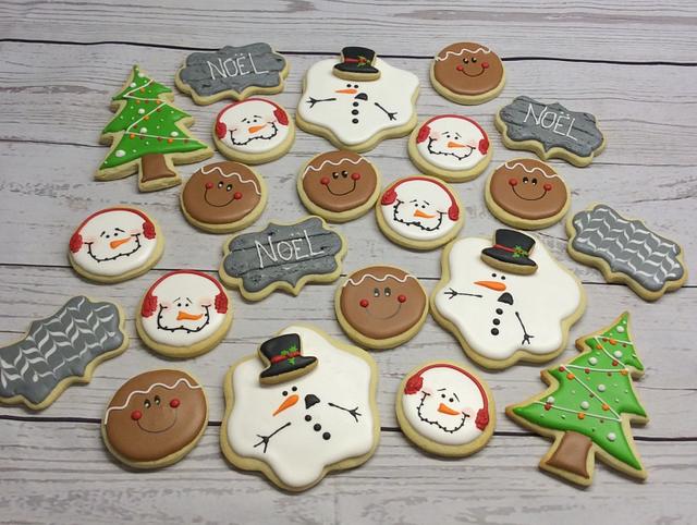 Christmas cookies - Decorated Cake by Marie-France - CakesDecor