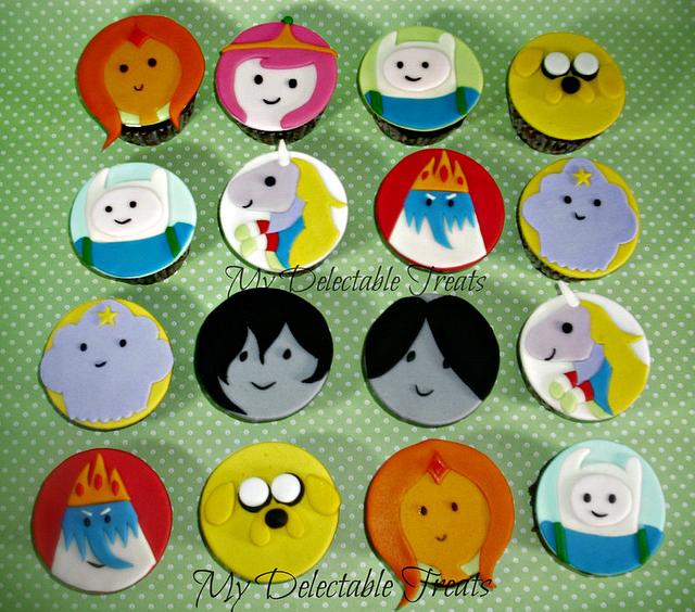 Finn, Jake and Friends Cupcakes