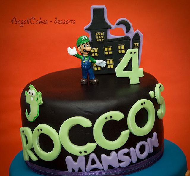 Luigi´s Mansion Decorated Cake By Angelica Galindo Cakesdecor 3500