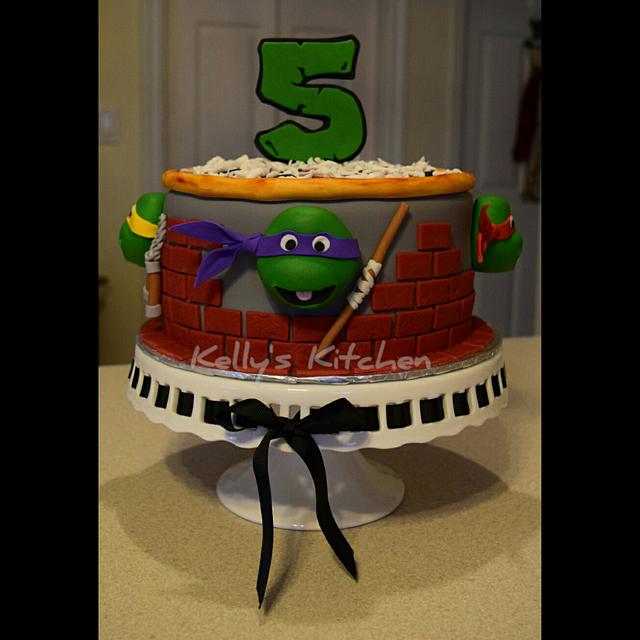 Tmnt Birthday Cake - Decorated Cake By Kelly Stevens - Cakesdecor