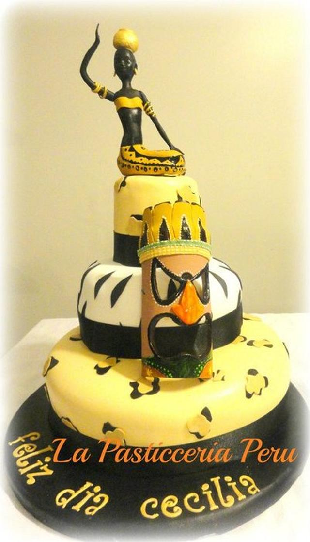 safari&amp;#39;african cake - Decorated Cake by lapasticceriaperu - CakesDecor