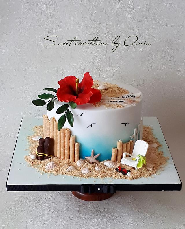 Summer cake Decorated Cake by Ania Sweet creations by CakesDecor