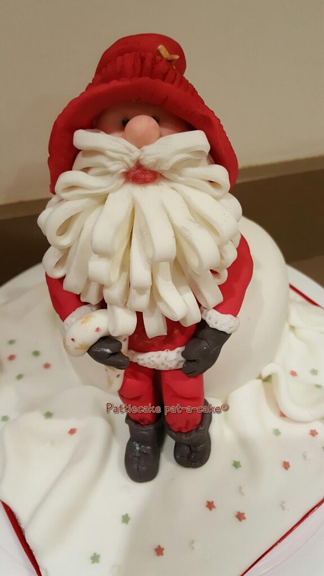 Father Christmas Santa Claus - Decorated Cake by - CakesDecor