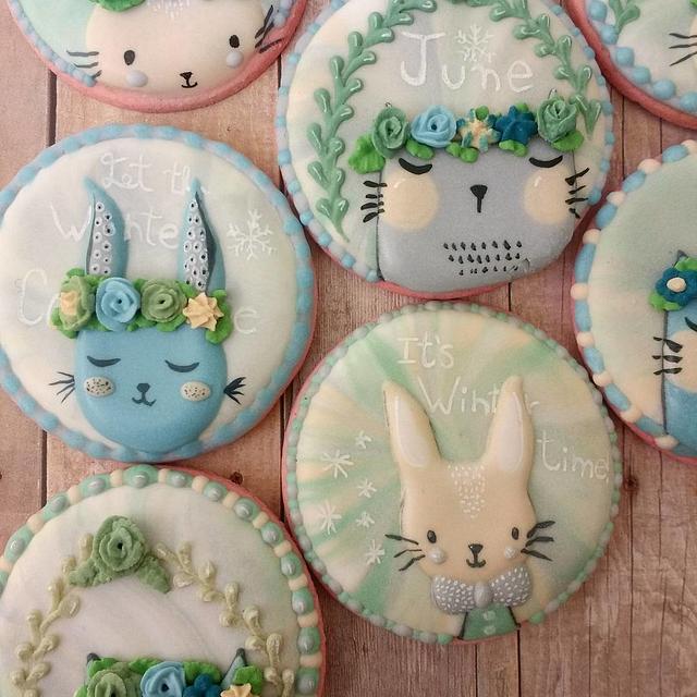 Cold June Decorated Cake by Cookies by Joss CakesDecor