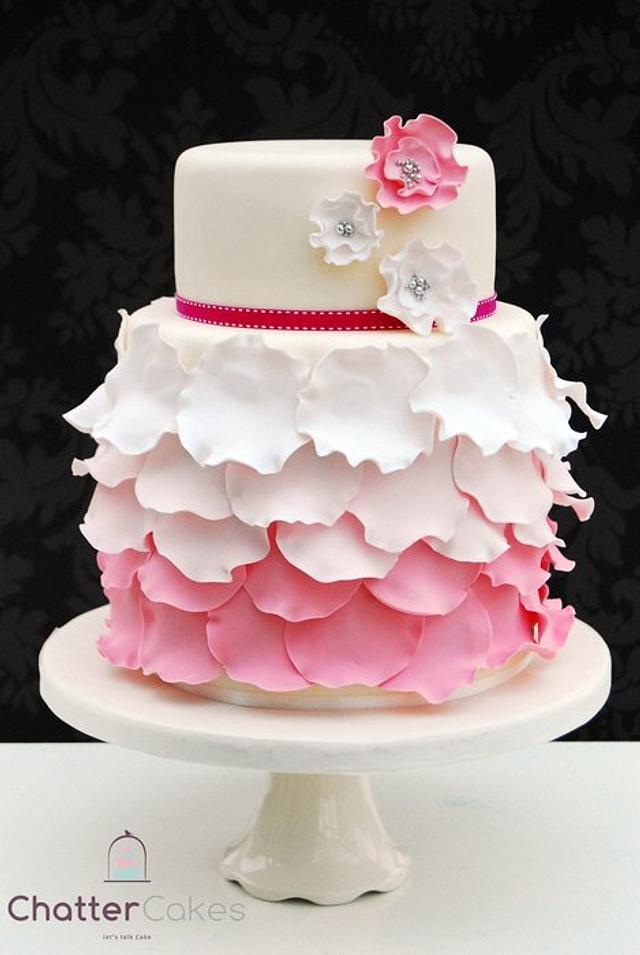 Pink Ruffles Cake By Chatter Cakes Cakesdecor 4203