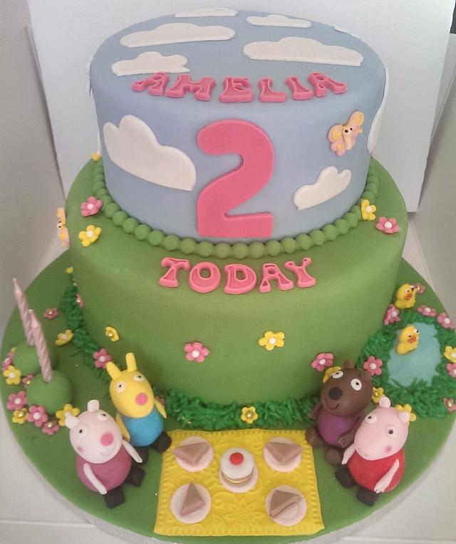 peppa pig and friends - Decorated Cake by - CakesDecor