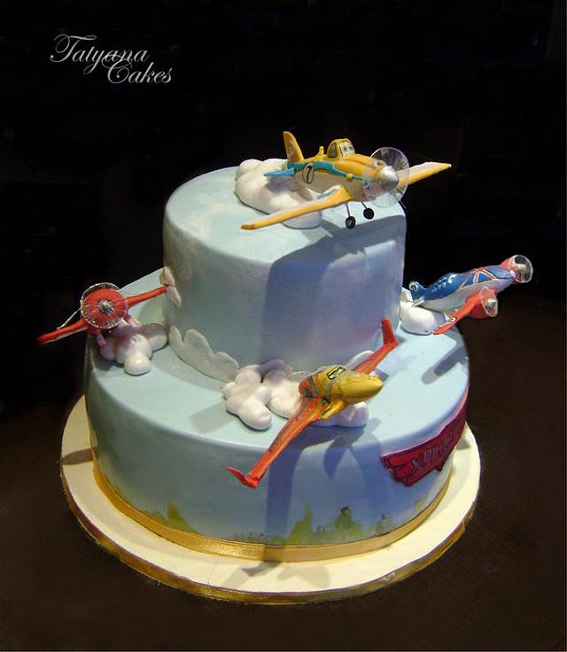 "Planes" cake - Cake by Tatyana Cakes - CakesDecor