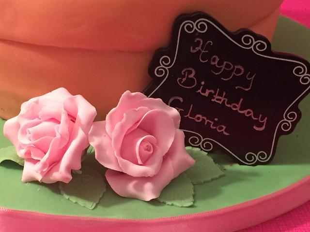 Surprise 70th birthday cake