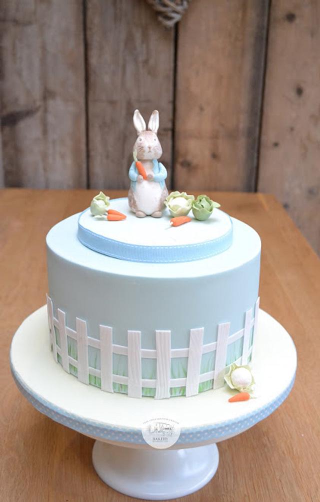 Peter Rabbit Baby Shower Cake - Cake By The Old Manor - Cakesdecor