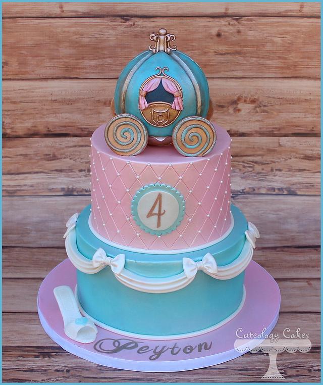 Cinderella Cake Decorated Cake By Cuteology Cakes Cakesdecor