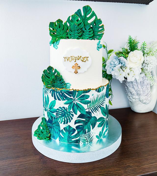 Tropical cake - Decorated Cake by Vyara Blagoeva - CakesDecor