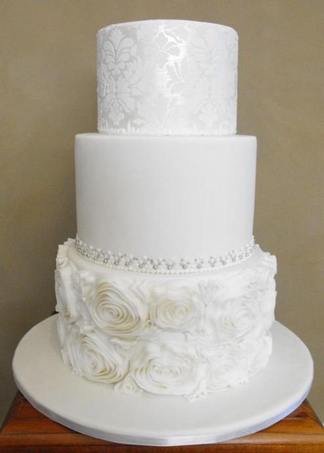 My First Wedding Cake - Decorated Cake by Esther Scott - CakesDecor