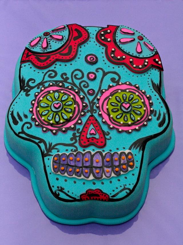 Day of the Dead cake Cake by Sweet Life of Cakes