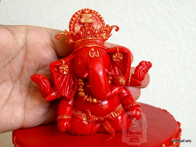 Lord Ganesh cake topper