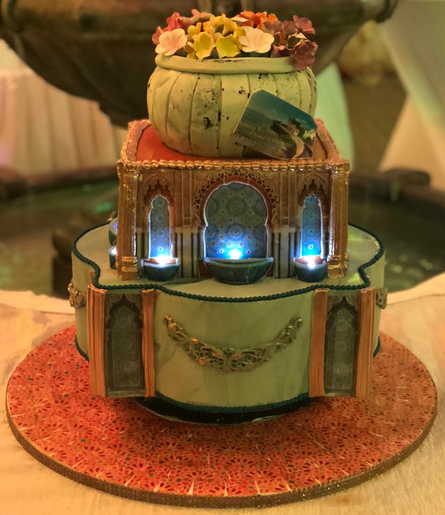 Moroccan Themed Cake Decorated Cake By MsTreatz CakesDecor   C34948fwirqfhukhmidh 