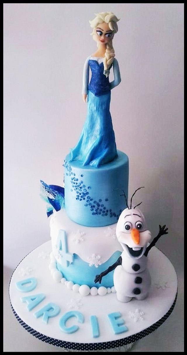 Frozen Decorated Cake by Time for Tiffin CakesDecor