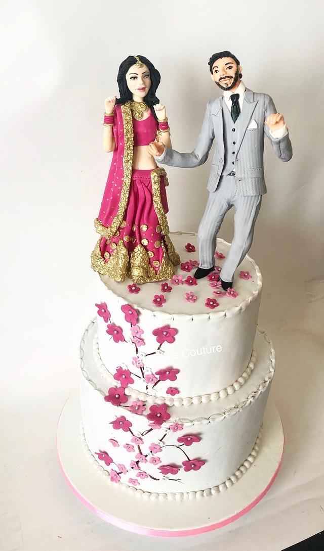 Dancing Couple - Wedding Cake! - Cake by Seema Tyagi - CakesDecor