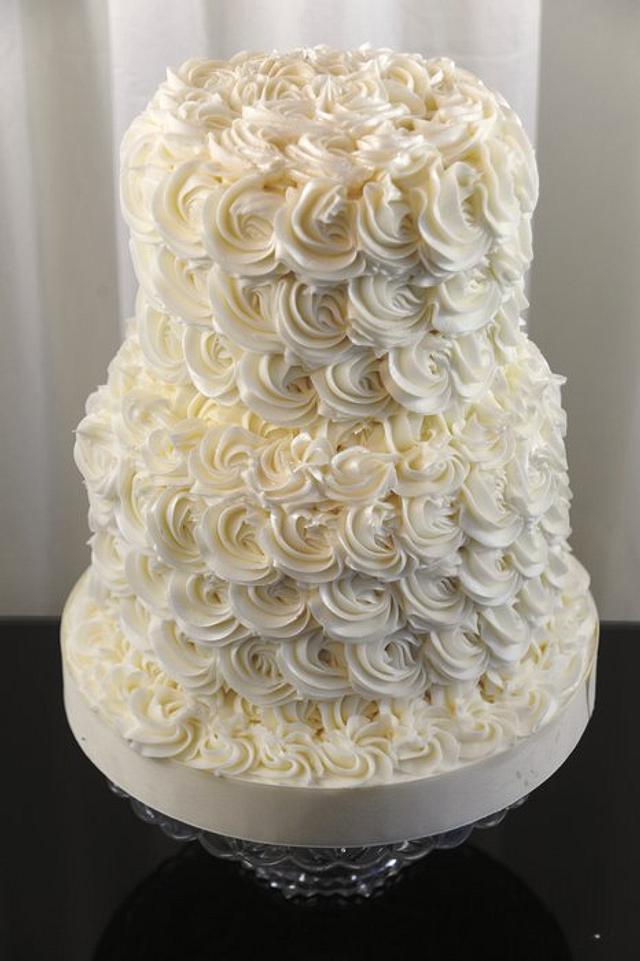 Buttercream Rosettes Cake By Sugarpixy Cakesdecor