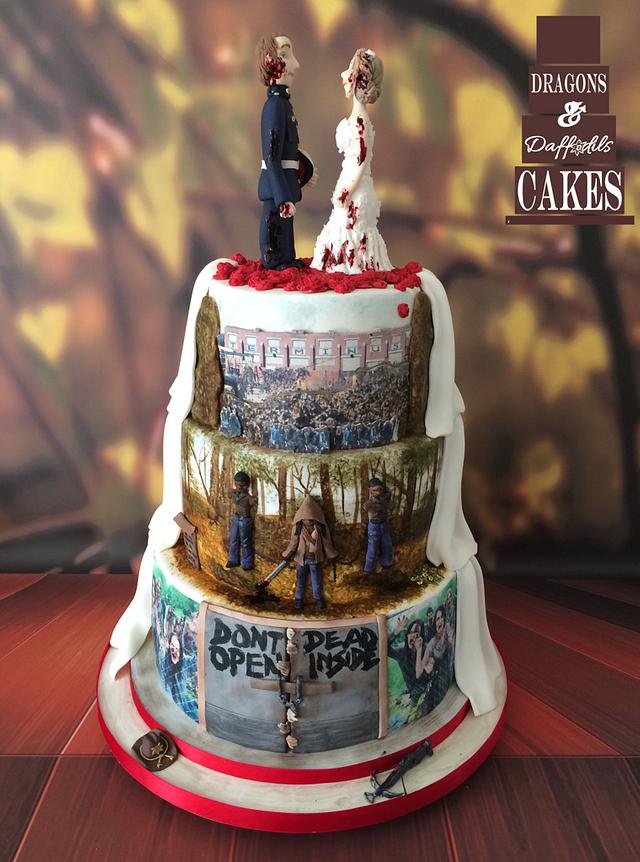 The Walking Dead Wedding Cake Cake By Dragons And Cakesdecor