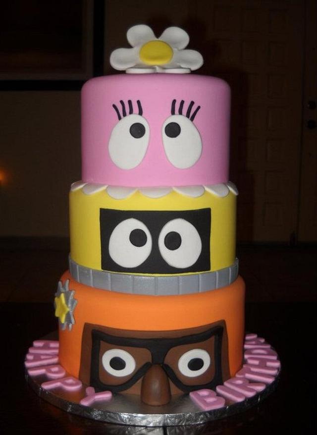 Yo Gabba Gabba Cake - Decorated Cake By YummyTreatsbyYane - CakesDecor