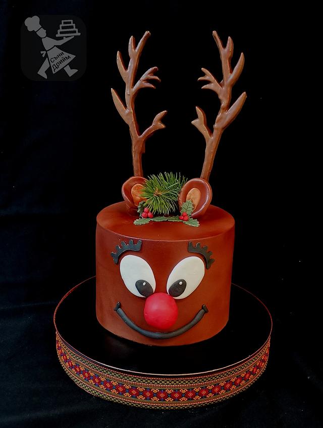Deer cake - Decorated Cake by Sunny Dream - CakesDecor