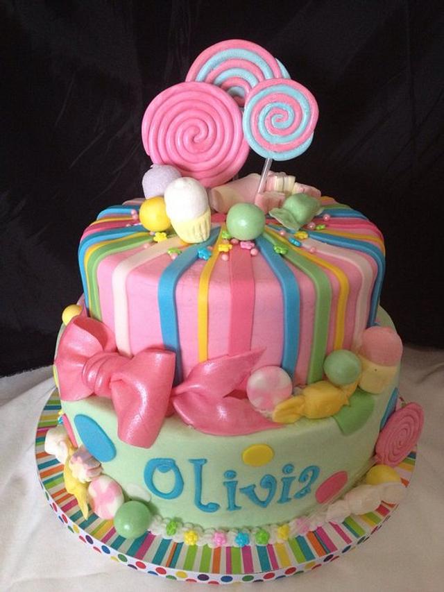 Olivia's Candy Cake Cake by Dee CakesDecor