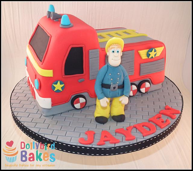 Fireman Sam Cake - Decorated Cake by Dollybird Bakes - CakesDecor