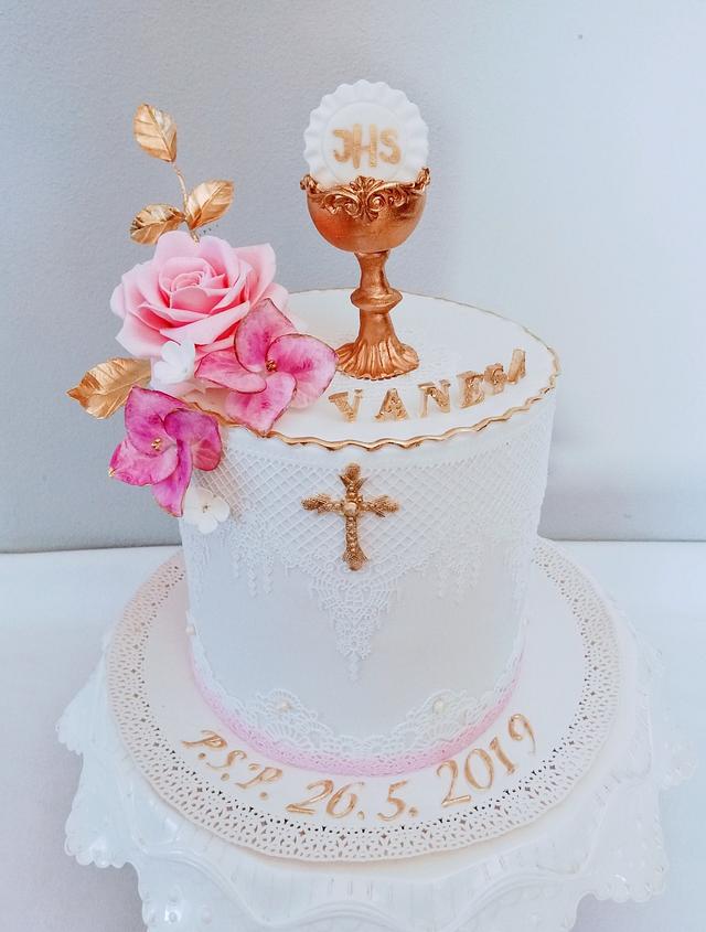 Confirmation cake - cake by alenascakes - CakesDecor