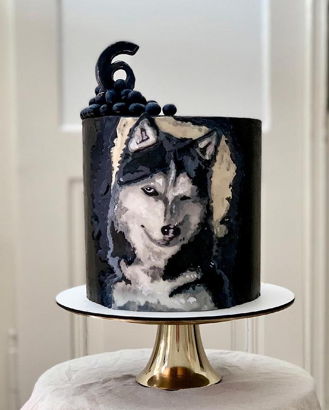 Husky cake - Decorated Cake by SWEET architect - CakesDecor