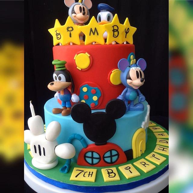 Mickey Mouse Clubhouse Cake - Decorated Cake by Cherry - CakesDecor