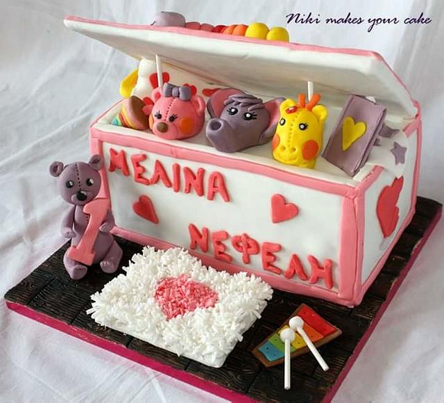 Toy box cake Decorated Cake by Niki (Niki makes your CakesDecor