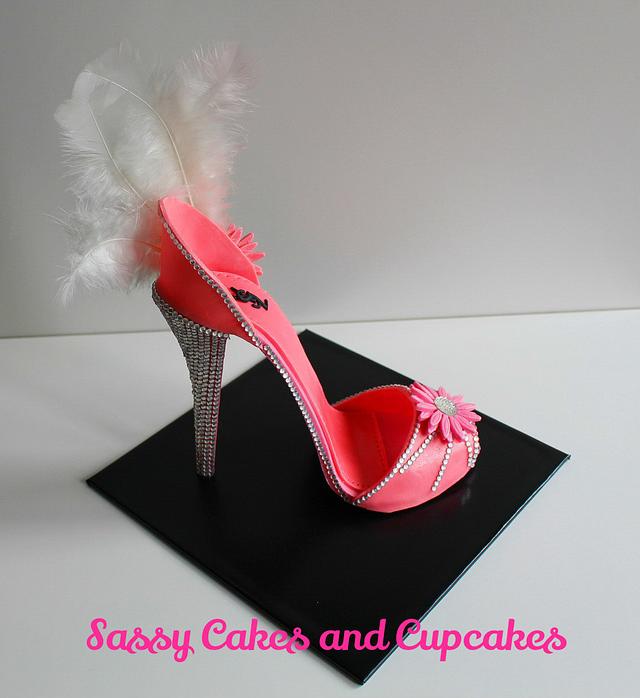 Pink Stilletto sugar shoe