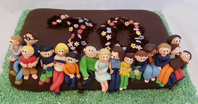 16 S A Crowd Cake By My Fair Cakes Cakesdecor