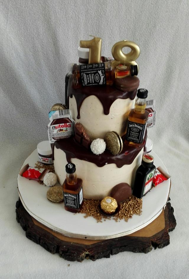 18th Birthday Decorated Cake By Anka CakesDecor
