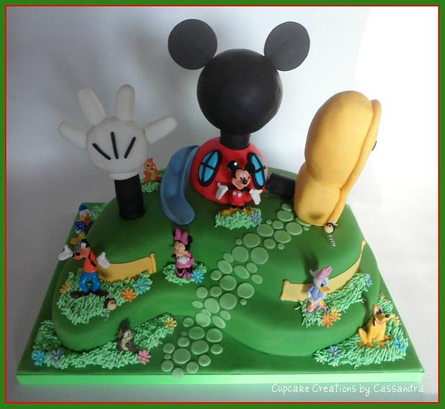 Mickey Mouse Clubhouse Cake - Cake by Cupcakecreations - CakesDecor