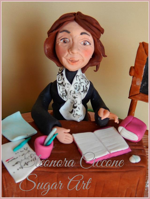 Teacher details - Decorated Cake by Eleonora Ciccone - CakesDecor