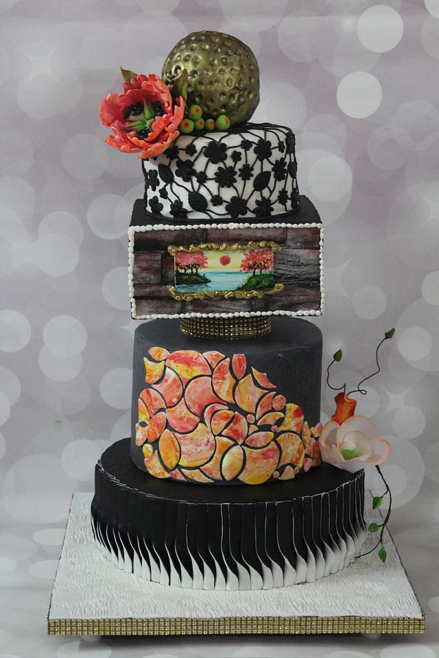 Wedding Cake - Decorated Cake by Ruchi Gupta Cookery - CakesDecor