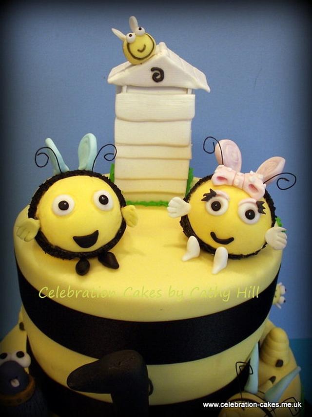 Busy Bees Cake By Celebration Cakes By Cathy Hill Cakesdecor