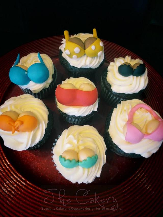 Boob Cupcakes - Decorated Cake by The Cakery - CakesDecor