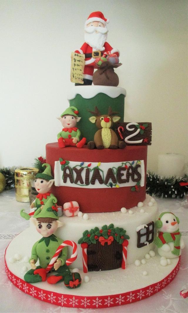 Christmas Day Birthday Cake - CAKE COOKIES