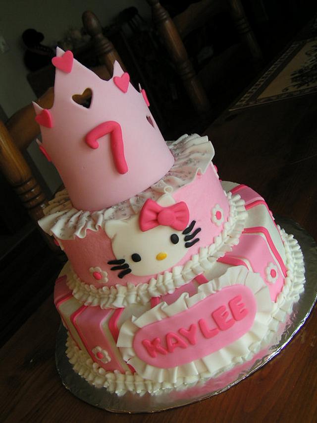 Hello Kitty princess cake - Cake by Cake Creations by - CakesDecor