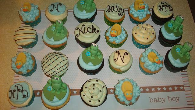 Baby Shower Boy cupcakes