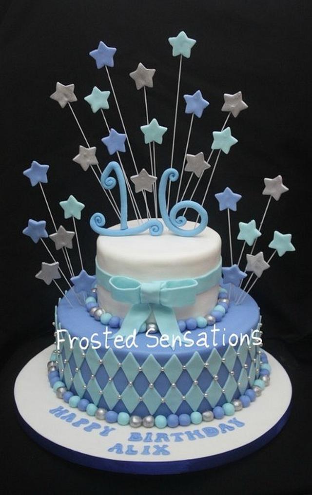 Sweet 16 cake - Decorated Cake by Virginia - CakesDecor