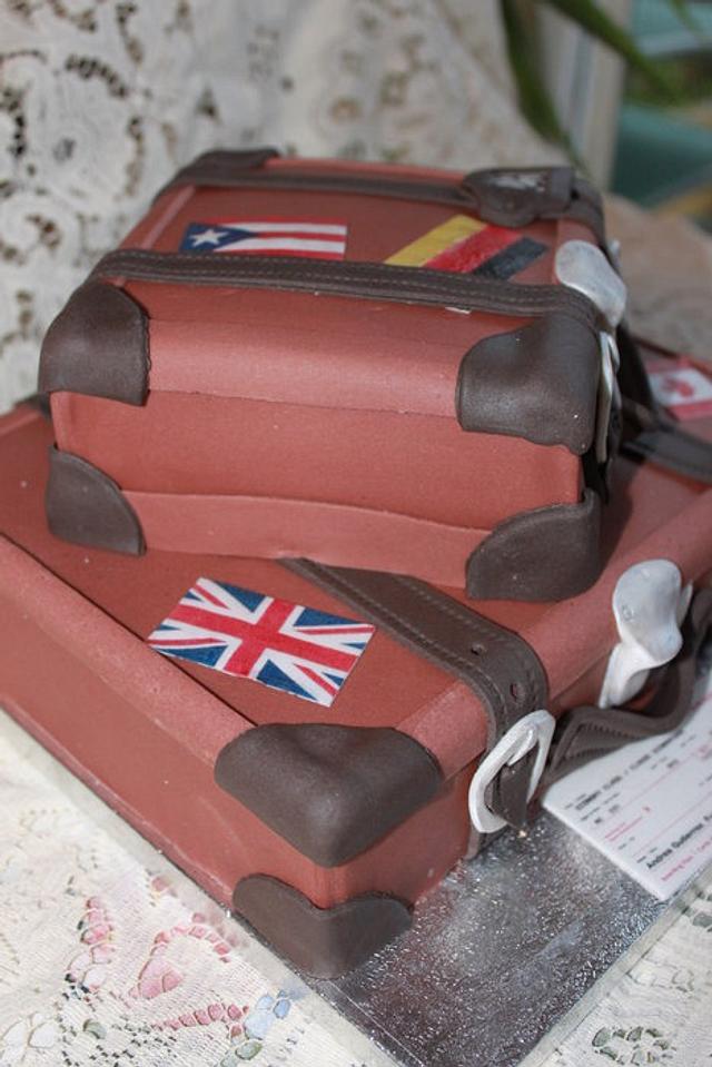 Suitcase cake Cake by Artym CakesDecor