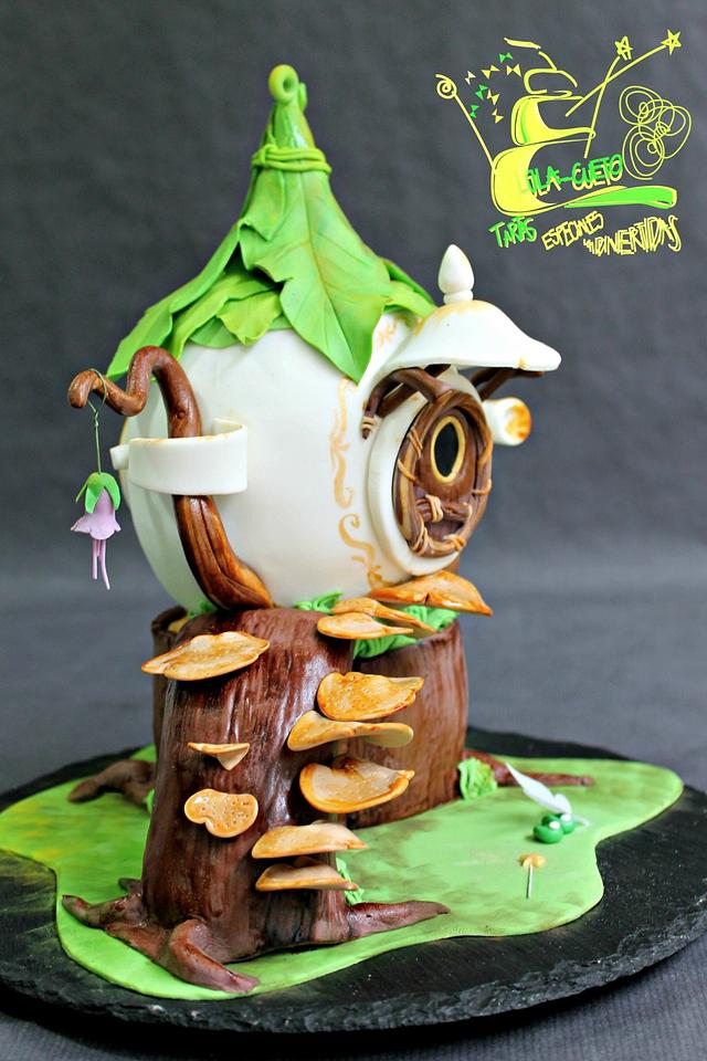 Tinkerbell's teapot house / CasaTetera de Campanilla CakesDecor