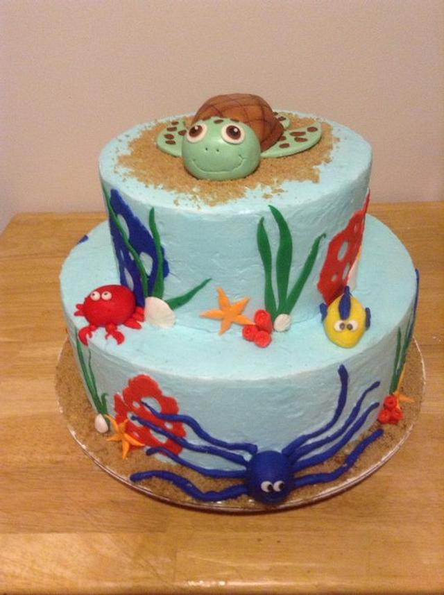 Under the sea - Decorated Cake by Missy - CakesDecor