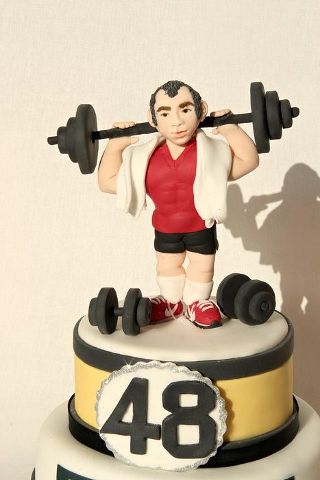 A sugary body builder - Cake by La Belle Aurore - CakesDecor