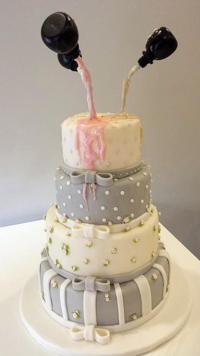 Shabby Chic Cake Decorated Cake By Maria Antonietta Cakesdecor