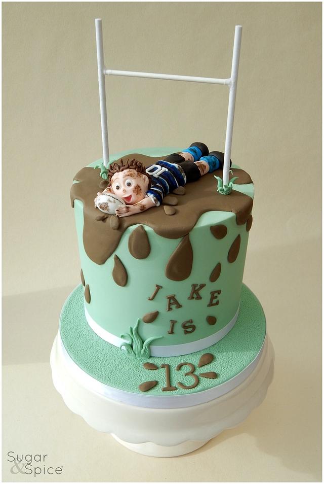 Jake's Rugby Cake