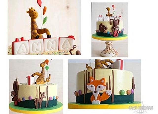 Kids birthday themed cake
